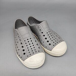 Native Water Shoes Kids Size 10 Gray Slip On